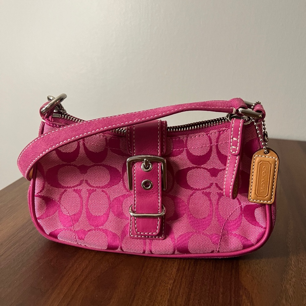 Coach Hot PinkBuckle Demi *SOLD*